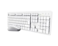 Trust Ody II Wireless clavier Souris incluse maison/bureau RF sans fil AZERTY Français Blanc