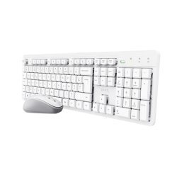 Trust Ody II Wireless clavier Souris incluse maison/bureau RF sans fil AZERTY Français Blanc
