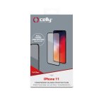 Celly FULLGLASS1001BK protezione per lo schermo e il retro dei telefoni cellulari Pellicola proteggischermo trasparente Apple 1 pz