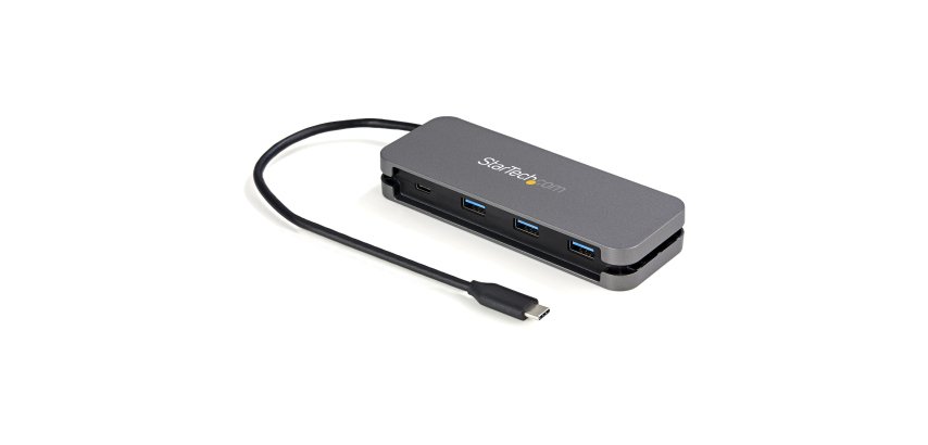 StarTech.com 4 Port USB C Hub - 3x USB-A/1x USB-C - 5Gbps USB 3.0 Type-C Hub (3.2/3.1 Gen 1) - Bus Powered - Portable USB-C to USB-A Adapter Hub - 28.5cm (11.2") Cable w/Cable Management~4 Port USB C Hub - 3x USB-A/1x USB-C - USB 3.0 Type-C Hub - USB 3.2