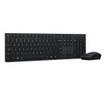 Lenovo 4X31R64325 clavier Souris incluse Bureau RF sans fil + Bluetooth Français Noir