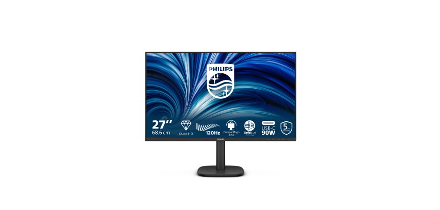Philips 3000 series 27B2U3601/00 computer monitor 68.6 cm (27") 2560 x 1440 pixels Quad HD LCD Black