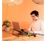 R-Go Tools Support pour ordinateur portable R-Go Steel Travel, ergonomique et pliable, noir