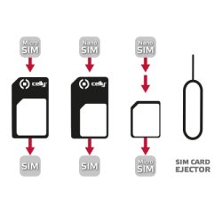 Celly SIMKITAD adattatore per SIM/flash memory card Adattatore scheda SIM