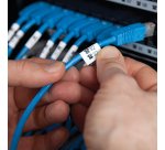 DYMO Rhino Industrial Flexible Nylon Labels | 19 mm x 3.5 m | Black Print on White | Self-Adhesive | for Rhino & LabelManager Label Makers