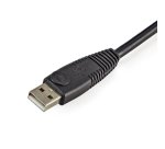 StarTech.com Cable KVM 4 en 1 de 1,8m con DVI USB Audio y Micrófono