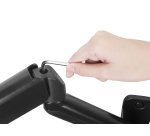 Equip Staffa a parete per monitor singolo da 17“-32”, lunghezza braccio: 450 mm