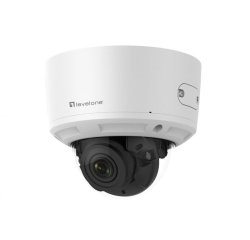 LevelOne Gemini Zoom IP Camera, 8-Mp, H.265, 802.3Af, PoE, IR Leds, Indoor/Outdoor, Two-Way Audio