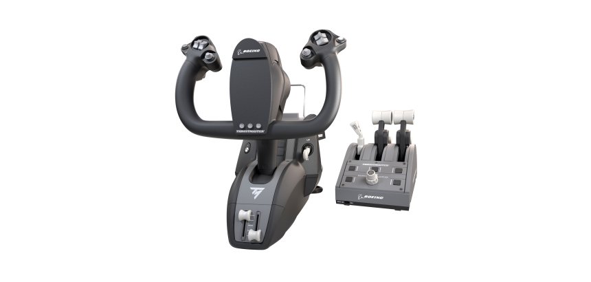 Thrustmaster TCA Yoke Pack Boeing Edition Black, Grey USB Fightstick PC, Xbox, Xbox One, Xbox One S, Xbox One X, Xbox Series S, Xbox Series X