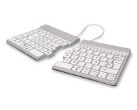 R-Go Tools Teclado ergonómico R-Go Split Break con software de pausa, teclado dividido ergonómico, QWERTY (ES), bluetooth, blanco