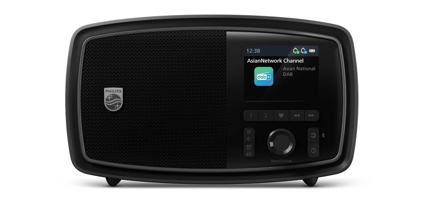 Philips TAV2000DB Portable Analog & digital Black