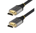 StarTech.com 20in (50cm) HDMI 2.1 Cable 8K - Certified Ultra High Speed HDMI Cable 48Gbps - 8K 60Hz/4K 120Hz HDR10+ eARC - Ultra HD 8K HDMI Cord - Monitor/TV/Display - Flexible TPE Jacket