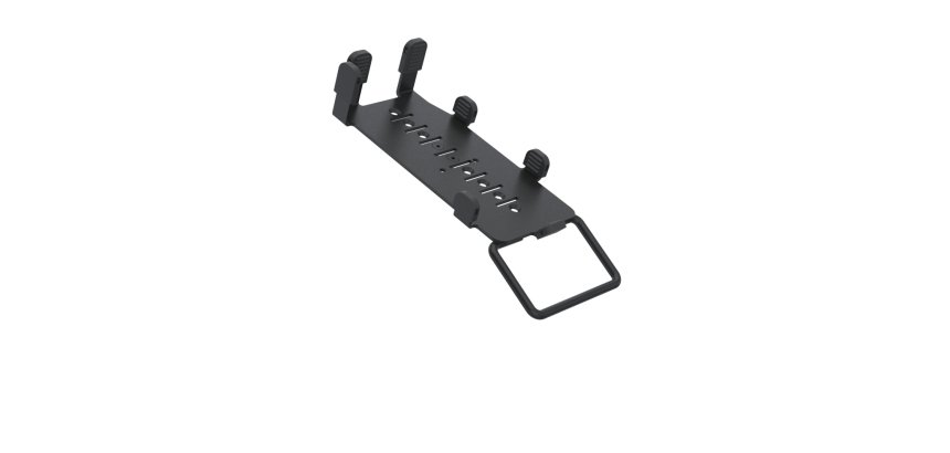 Ergonomic Solutions SpacePole Payment VER400-MH-02 accessoire de système de paiement en point de vente Monture POS Noir Métal