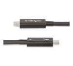 StarTech.com 6.6ft (2m) Active Thunderbolt 4 Cable, 40Gbps, 100W Power Delivery, 4K/8K Video, Intel-Certified Thunderbolt Cable - Compatible w/ USB4/Thunderbolt 4/ USB 3.2/ USB Type-C/DisplayPort/Thunderbolt 3