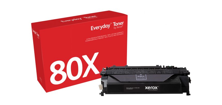 Toner Everyday™ di Xerox Nero compatibile con HP 80X (CF280X), Alta capacità