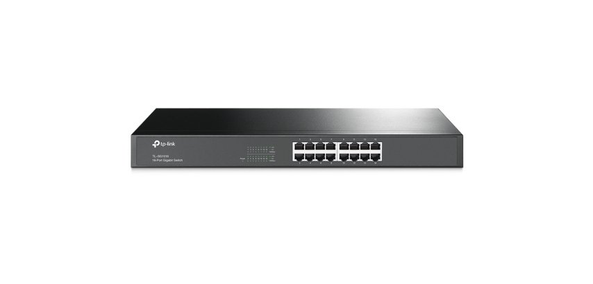 TP-Link TL-SG1016 switch No administrado Gigabit Ethernet (10/100/1000) 1U Negro