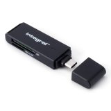 Integral INCRSDMSD3-0-C lecteur de carte mémoire USB 3.2 Gen 1 (3.1 Gen 1) Type-C Noir