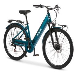 Nilox NXEBJ7GR bicicletta elettrica Verde Alluminio 71,1 cm (28") 27,5 kg Litio