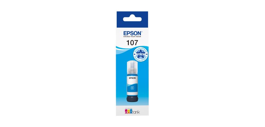 Epson 107 EcoTank Cyan ink bottle