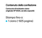 HP Cartuccia di inchiostro ciano originale 912XL ad alta capacità