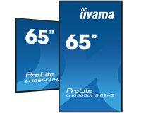 iiyama LH6560UHS-B2AG Écran d'affichage dynamique Carte A numérique 163,8 cm (64.5") LED Wifi 500 cd/m² 4K Ultra HD Noir Intégré dans le processeur Android 11 24/7