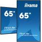 iiyama LH6560UHS-B2AG Écran d'affichage dynamique Carte A numérique 165,1 cm (65") LED Wifi 500 cd/m² 4K Ultra HD Noir Intégré dans le processeur Android 11 24/7