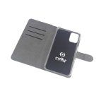 Celly Wally custodia per cellulare 15,5 cm (6.1") Custodia a libro Grigio, Bianco