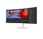 LG 38BR85QC-W pantalla para PC 96,5 cm (38") 3840 x 1600 Pixeles UltraWide Quad HD+ LCD Blanco