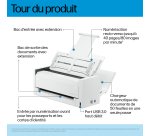 HP ScanJet Pro 4200 s1 Scanner à défilement A4 et passeport / carte d’identité, jusqu’à 40ppm/80ipm, 600x 600 DPI