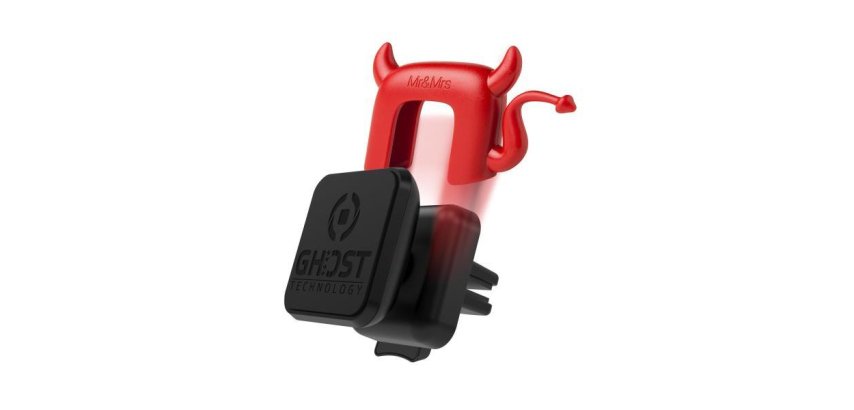 Celly Ghost Plus Devil Supporto passivo Lettore MP3, Telefono cellulare/smartphone, Navigatore Nero