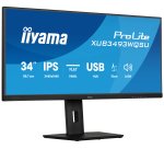 iiyama ProLite XUB3493WQSU-B6 computer monitor 86,4 cm (34") 3440 x 1440 Pixels UltraWide Quad HD LED Zwart