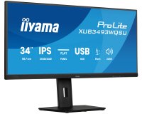iiyama ProLite XUB3493WQSU-B6 écran plat de PC 86,4 cm (34") 3440 x 1440 pixels UltraWide Quad HD LED Noir