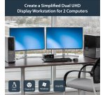 StarTech.com 2-Port DisplayPort Dual-Monitor KVM Switch - 4K 60Hz - TAA