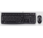 Logitech Desktop MK120 teclado Ratón incluido USB QWERTY Portugués Negro