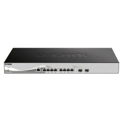 D-Link 8-port 10GBASE-T and 2-port SFP+ Multi-Gigabit Smart Managed Switch