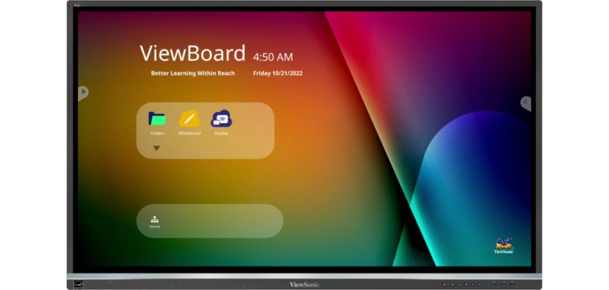 Viewsonic IFP5550-5 tableau blanc interactif 139,7 cm (55") 3840 x 2160 pixels Écran tactile Noir HDMI