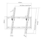 Equip 650311 Soporte de pared para TV inclinable de 32"-55