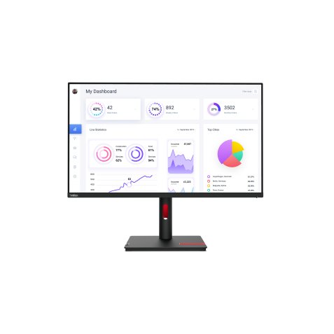 Pantalla monitor para PC 80 cm 31,5" Lenovo ThinkVision T32p-30 LED display 3840 x 2160 Pixeles 4K Ultra HD Negro