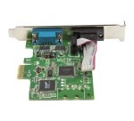 StarTech.com Scheda Seriale PCI Express da 2 porte DB9 con UART 16C1050 - RS232