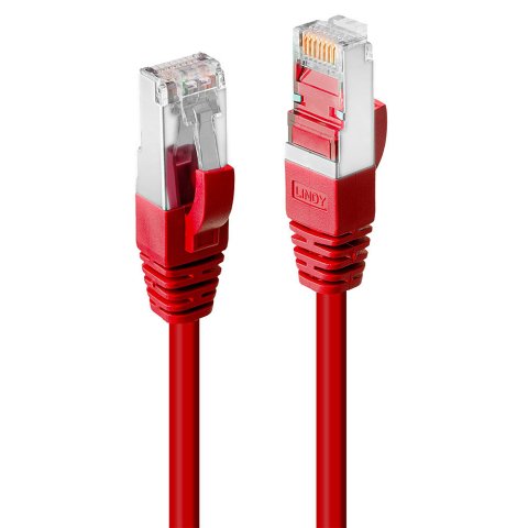 Lindy 45621 cable de red Rojo 0,5 m Cat6 S/FTP (S-STP)