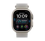 Apple watch Apple Watch Ultra 4 GPS + Cellular 49 mm Boîtier en titane Naturel avec Bracelet Océan Gris translucide