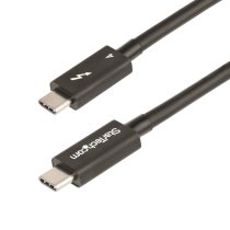 startechcom cable de 1m thunderbolt 4 - 40gbps - pd 100w - vadeo 4k8k - cable thunderbolt 4 con certificacian intel - compatible con usb4thunderbolt 3usb 32usb tipo cdisplayport