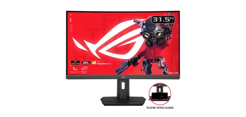 ASUS ROG Strix XG32WCMS pantalla para PC 80 cm (31.5") 2560 x 1440 Pixeles Quad HD LCD Negro