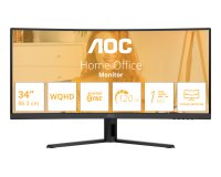AOC B3 CU34B3E écran plat de PC 86,4 cm (34") 3440 x 1440 pixels Wide Quad HD LED Noir