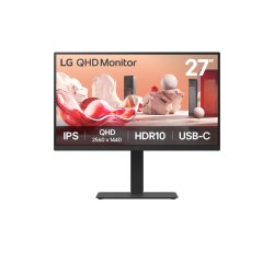 LG 27BA75QB-B.AEU computer monitor 68,6 cm (27") 2560 x 1440 Pixels Wide Quad HD LED Zwart