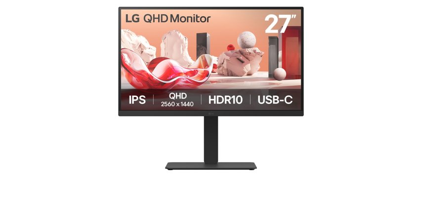 LG 27BA75QB-B.AEU computer monitor 68.6 cm (27") 2560 x 1440 pixels Wide Quad HD LED Black