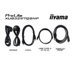 iiyama ProLite XUB3297QSNP-B1 computer monitor 81,3 cm (32") 2560 x 1440 Pixels Quad HD LED Zwart