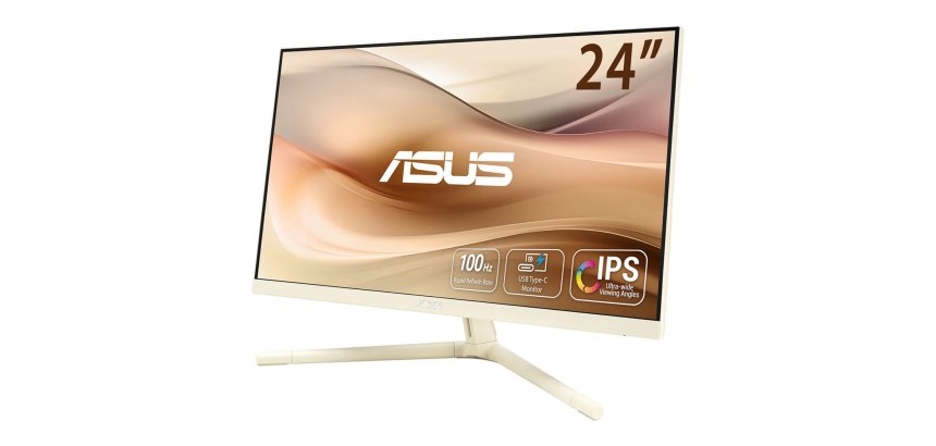ASUS VU249CFE-M Monitor PC 60,5 cm (23.8") 1920 x 1080 Pixel Full HD Oro