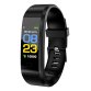 Celly PYTRAINER smartwatch / sport watch 2.44 cm (0.96") LCD Digital 120 x 80 pixels Touchscreen Black