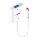 Lindy 43355 cavo e adattatore video USB tipo-C VGA (D-Sub) Bianco